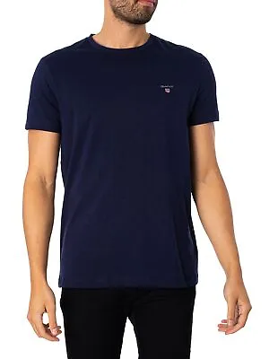 Buy GANT Men's The Original T-Shirt, Blue • 21.95£