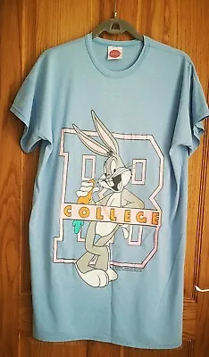 Buy Original Vintage 90's 1993 Bugs Bunny Light Blue Size Large Looney Toons T Shirt • 19.97£