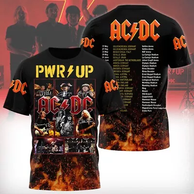 Buy ACDC Pwr Up World Tour 2024, AC/DC 51 Years Anniversary 1973 2024 T-shirt • 35.99£