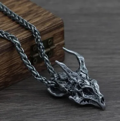 Buy Dragon Necklace - Gothic Jewellery - Silver Necklaces • 9.99£