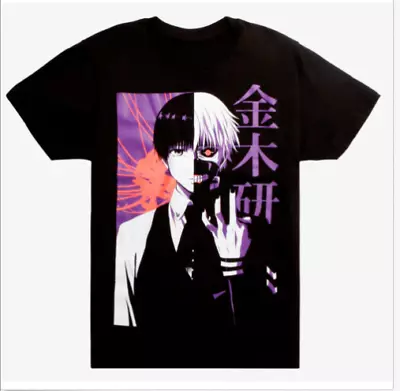 Buy Anime Tokyo Ghoul Kaneki Split Face T-Shirt New Printing Top Unisex • 12.79£