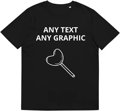 Buy Custom Printed T-Shirt Var Sizes S-5XL Any Text Any Graphic Front And/or Back • 16.99£