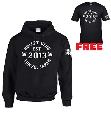 Buy Bullet Club Real Era New Era Wrestler Hoodie Hood Sweatshirt+free Tee • 26.99£