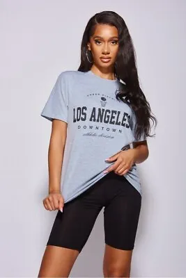 Buy Brand New Parisian Grey Los Angeles Tshirt Size 8 • 4£