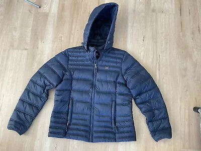 Buy Crew Clothing Company Womens Dark Blue Hooded Jacket Size 16 • 5.50£