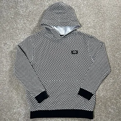 Buy Vans Hoodie Sweatshirt Youth Large Black White Checker Board • 8.29£