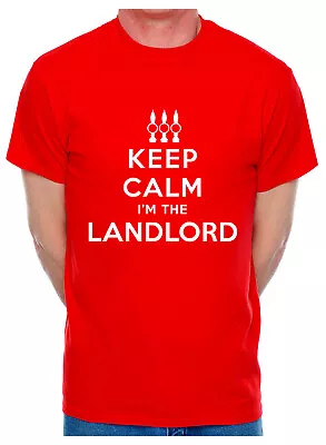 Buy Keep Calm I'm The Landlord Pub Barman Birthday Gift Funny Mens T-Shirt  • 9.95£
