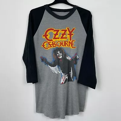 Buy Vintage 1982 Ozzy Osbourne Diary Of A Madman Baseball 80s Rare Band T-Shirt M • 150£