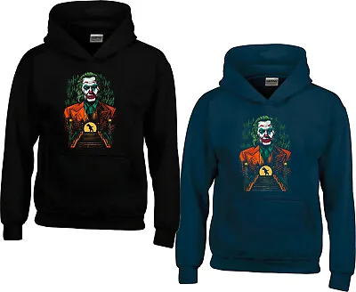 Buy The Joker Hoodie Hahaha's Dancing On The Stairs DC Comics Movie Gift Hood Top • 24.99£