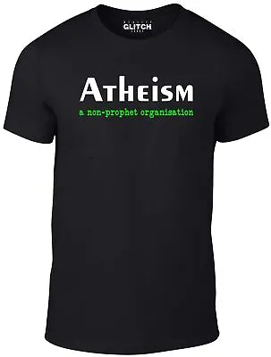 Buy Atheism Men's T-Shirt - Funny Religion Atheist God Dawkins Belief Prophet • 11.99£