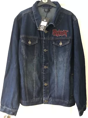 Buy Slipknot 'Tribal Logo' Denim Jacket - BNWT - Size Large • 39.99£