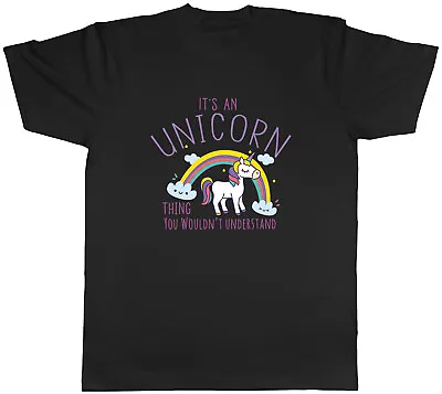 Buy Unicorn Thing Men T-Shirt Fairy Tale Horse Fantasy Pony Mythical Unisex Tee Gift • 8.99£