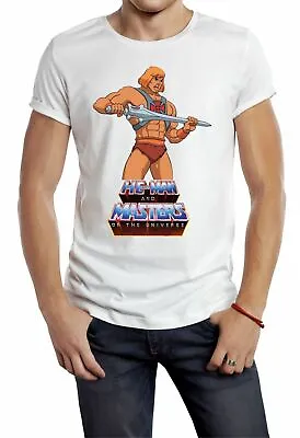 Buy He Man Masters Of The Universe Retro T Shirt Mens Top 80's Cartoon Clasic Tee • 6.99£