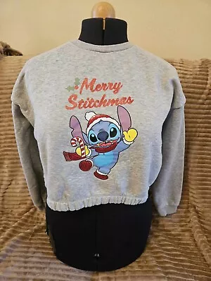 Buy Lilo And Stitch Christmas Crop Jumper • 2£