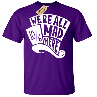 Buy Men's Mad Hatter T-Shirt | S To Plus Size | Alice In Wonderland Tea Party • 12.95£