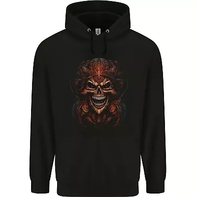 Buy Evil Emperor Of Death Demon Grim Reaper Devil Mens 80% Cotton Hoodie • 19.99£