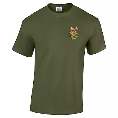 Buy OFFICIAL 9th/12th Royal Lancers A Squadron Berlin T-Shirt • 18.95£