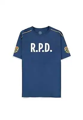 Buy Resident Evil - R.P.D. Novelty - Short Sleeved T-Shirt Blue • 28.73£