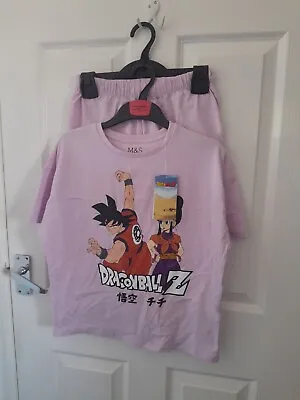 Buy Girls Pink 2pc Dragon Ball Z Short Pyjama Set Age 9-10 From Marks And Spencer... • 10.99£