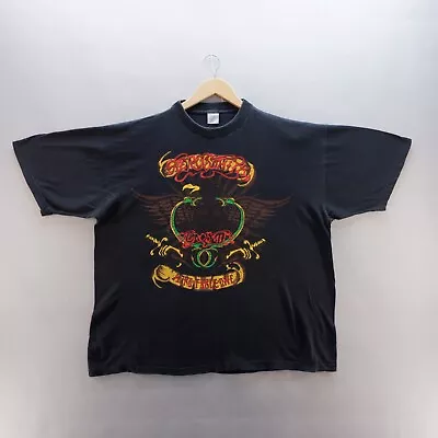 Buy Vintage Aerosmith T Shirt XL Aero Force One European Tour 1993 90s Music Concert • 58.47£
