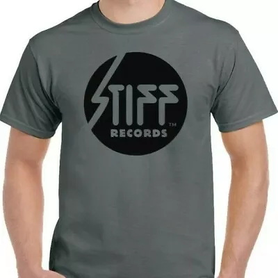Buy STIFF RECORDS T-SHIRT Unisex Label Punk Madness The Pogues Damned London Retro  • 5.99£