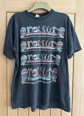 Buy Vintage Erasure 1992 Merch T-Shirt Phantasmagorical Tour, Black, Size Large  • 45£