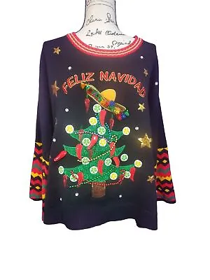 Buy Christmas Tacky Holiday Women's Sweater Size 16W/18W • 18.89£