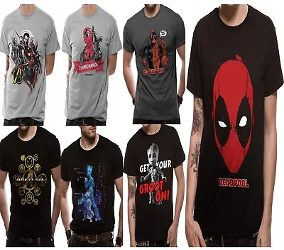 Buy Marvel Superheros T Shirts Avengers Infinity War Deadpool Guardians Official UK  • 9.95£