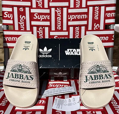 Buy Adidas Star Wars Jabba's Throne Room Adilette Slides!UK Size 5!!BNIB!!Sold Out!! • 60£