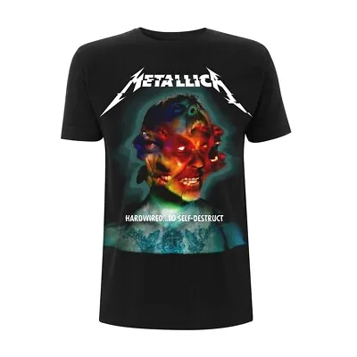Buy METALLICA - HARDWIRED ALBUM COVER BLACK T-Shirt XX-Large • 26.86£