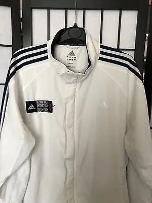 Buy Adidas Men’s Size L Flora Half Marathon London 2005 White Jacket. Climaproof.    • 6.95£