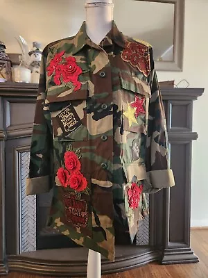 Buy Womans Fashion Military Jacket • 189£