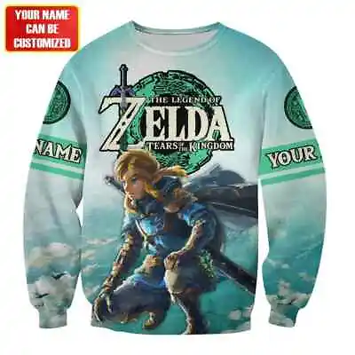 Buy Custom Name Legend Of Zelda TotK Sweater, S-5XL US Size, Christmas Gift • 33.13£