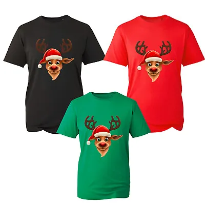 Buy REINDEER Merry Christmas T-Shirt Xmas Gift Family Holiday Funny Cool Wear Animal • 13.99£