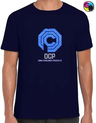 Buy Ocp Vintage Logo Mens T Shirt Cool Retro Police Omni Sci-fi Design • 7.99£