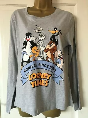 Buy Ladies Primark Looney Tunes Long Sleeved Pyjama Top BNWT Various Sizes • 12.95£