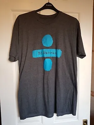 Buy T Shirt With ED Sheeran Divide Size Large NWOT • 5.99£