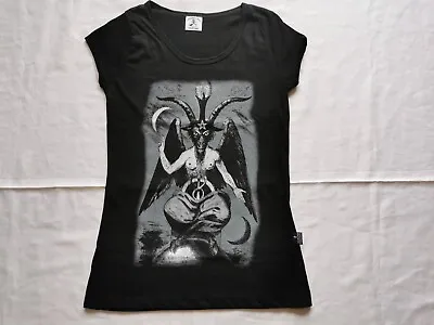 Buy Baphomet Satanic Woman's T-shirt (S) Black Metal 1Burzum Darkthrone Euronymous • 28.32£