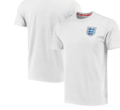 Buy England T Shirt Size Medium  Brand New 3 Lions Crest Logo Official Merchandise • 7.99£
