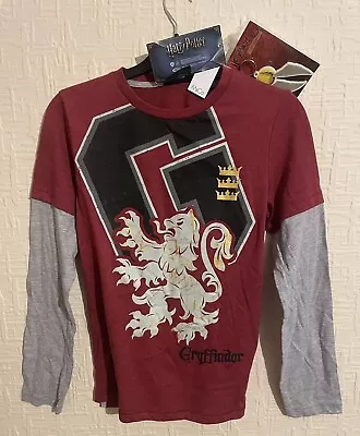 Buy Harry Potter Gryffindor T Shirt With Key Ring BNWT Fit 11-12 Year Old • 8.99£
