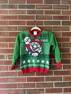 Buy Youth Holiday-Themed Super Mario™ Sweater - Size Small, Gamer’s Delight • 2.40£
