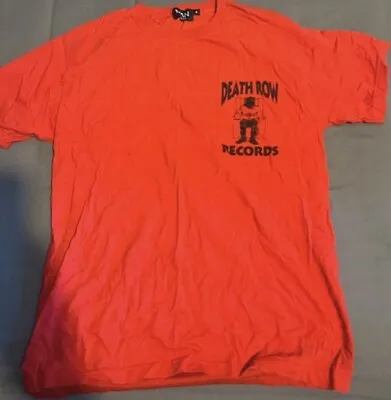 Buy Death Row Records T Shirt Hip Hop Rap Music Merch Record Label Tee Size Small • 12.95£