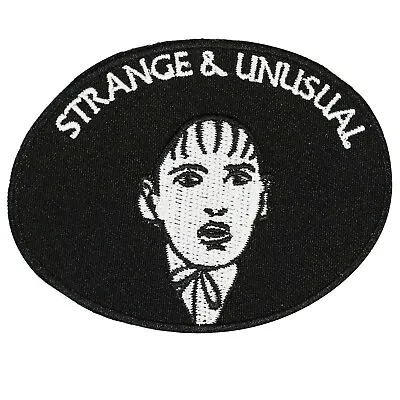 Buy Strange And Unusual Patch Iron On Sew Beetlejuice Lydia Tim Burton Winona Ryder • 4.50£