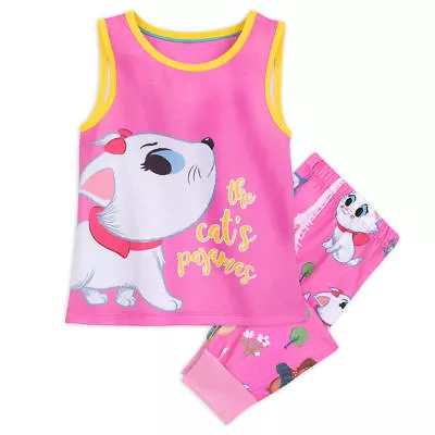 Buy Disney Store Aristocats Marie Pajamas Furrytale Friends PJs Girls 4 5/6 7/8 9/10 • 17.72£