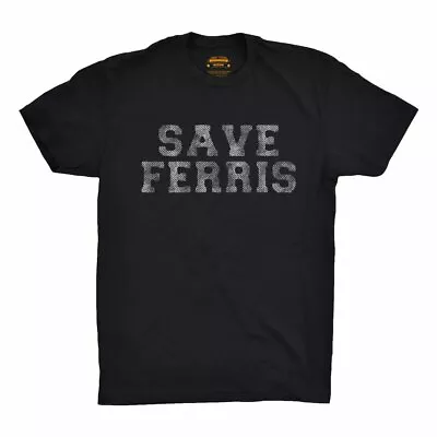 Buy Save Ferris Tee Mens TV Film Merch Geek Crew Neck Short Sleeve T-Shirt Top • 14.95£