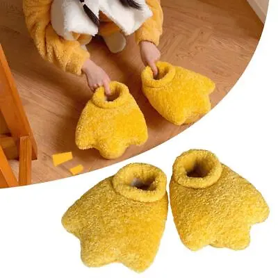 Buy Bow Knot Plush Slippers Duck Cute Duck Webbed Warm Plush Slippers. • 13.30£