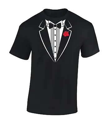 Buy New Tuxedo T Shirt Mens Funny Cool Joke Top Design Fancy Dress New Top • 7.99£