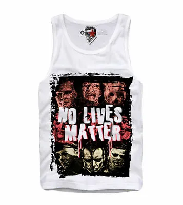 Buy E1syndicate Tank Top  No Lives Matter  Freddy Jason It Pennywise Hellraiser 5266 • 22.78£
