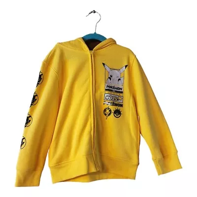 Buy Pokemon Long Sleeve Pikachu Full Zip Up Hoodie/Jacket  • 15.79£