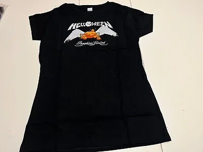 Buy Helloween Pumpkins United T-shirt Tee Black Sz Large • 17.28£